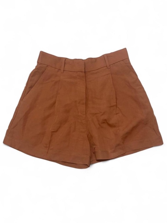H&M Pants - H&M High-Rise Tailored Shorts in Rust Orange